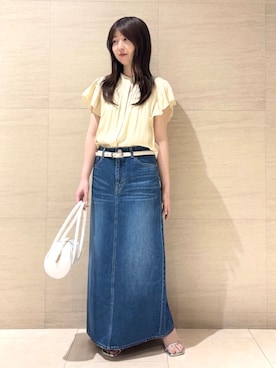 「コムサ」｜COMME CA OFFICIALさん（レディース・156cm）の夏コーディネート