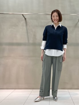 「コムサ」｜COMME CA OFFICIALさん（レディース・160cm）の夏コーディネート