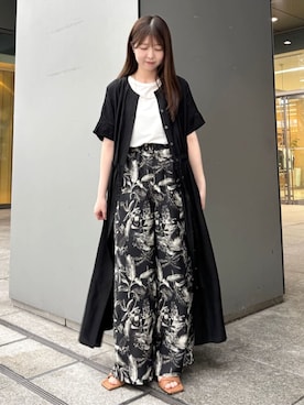 「K.T KIYOKO TAKASE（キヨコタカセ）のアイテム」を使った、COMME CA OFFICIALさん（レディース・156cm）の夏コーディネート