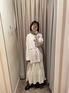 Airi Nozawaさん（レディース・173cm）の冬コーディネート