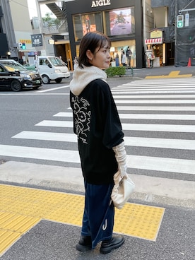 Airi Nozawaさん（レディース・173cm）の秋コーディネート