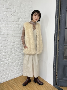 Airi Nozawaさん（レディース・173cm）の秋コーディネート