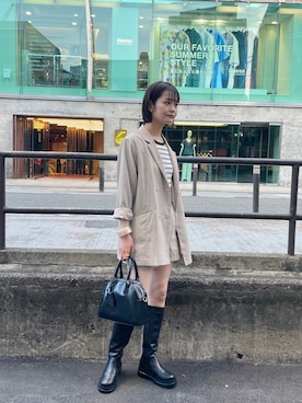 Airi Nozawaさん(レディース・173cm)の夏コーディネート