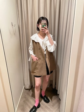 Airi Nozawaさん（レディース・173cm）の冬コーディネート