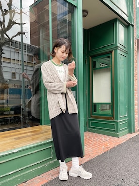 Airi Nozawaさん(レディース・173cm)の春コーディネート
