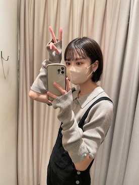 「FREAK'S STORE（フリークスストア）のアイテム（オールインワン・サロペット）」を使った、Airi Nozawaさん（レディース・173cm）の秋コーディネート