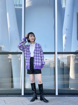 Airi Nozawaさん（レディース・173cm）の冬コーディネート