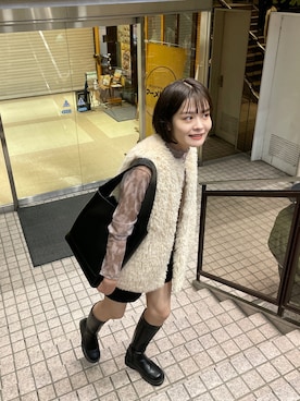 Airi Nozawaさん（レディース・173cm）の秋コーディネート