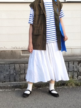 ぷりん.さん（レディース・170cm）の夏コーディネート