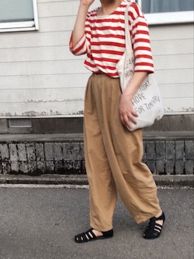 ぷりん.さん（レディース・170cm）の夏コーディネート