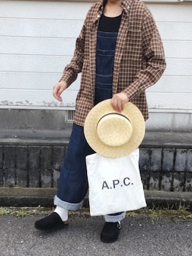 「EDIT Gris（エディットグリ）のアイテム」を使った、ぷりん.さん（レディース・170cm）の夏コーディネート