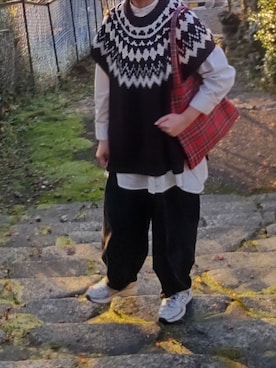 「frunco（フランコ）のアイテム」を使った、ぷりん.さん（レディース・170cm）の秋コーディネート