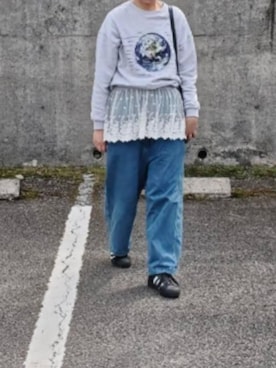 ぷりん.さん（レディース・170cm）の春コーディネート