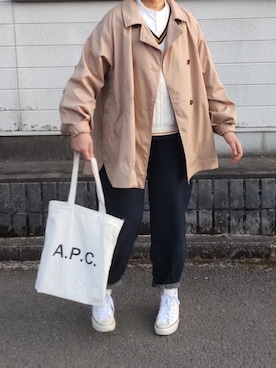 ぷりん.さん（レディース・170cm）の春コーディネート