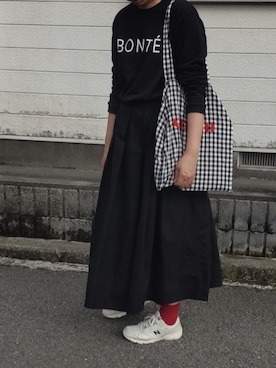 「EDIT Gris（エディットグリ）のアイテム」を使った、ぷりん.さん（レディース・170cm）の夏コーディネート