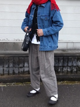 ぷりん.さん（レディース・170cm）の冬コーディネート