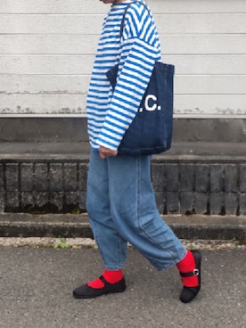 ぷりん.さんの（A.P.C. | アーペーセー）を使ったコーディネート