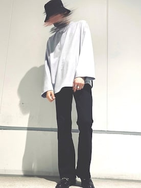 「G.O.C（ジーオーシー）のアイテム（デニムパンツ）」を使った、Nariさん（メンズ・182cm）の夏コーディネート