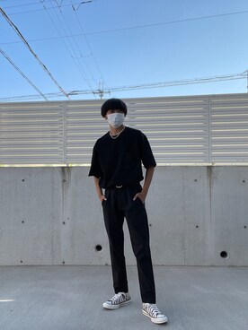 「UNIQLO U」｜とあ(翔海)さん（メンズ・173cm）の夏コーディネート