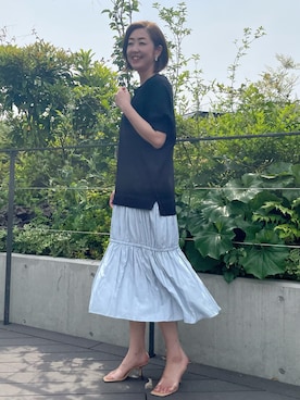 「INED CLARO（イネドクラロ）のアイテム」を使った、ayakaさん（レディース・170cm）の春コーディネート