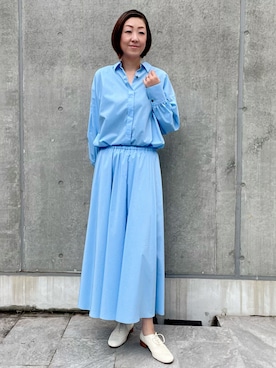 「INED（イネド）のアイテム」を使った、ayakaさん（レディース・170cm）の秋コーディネート