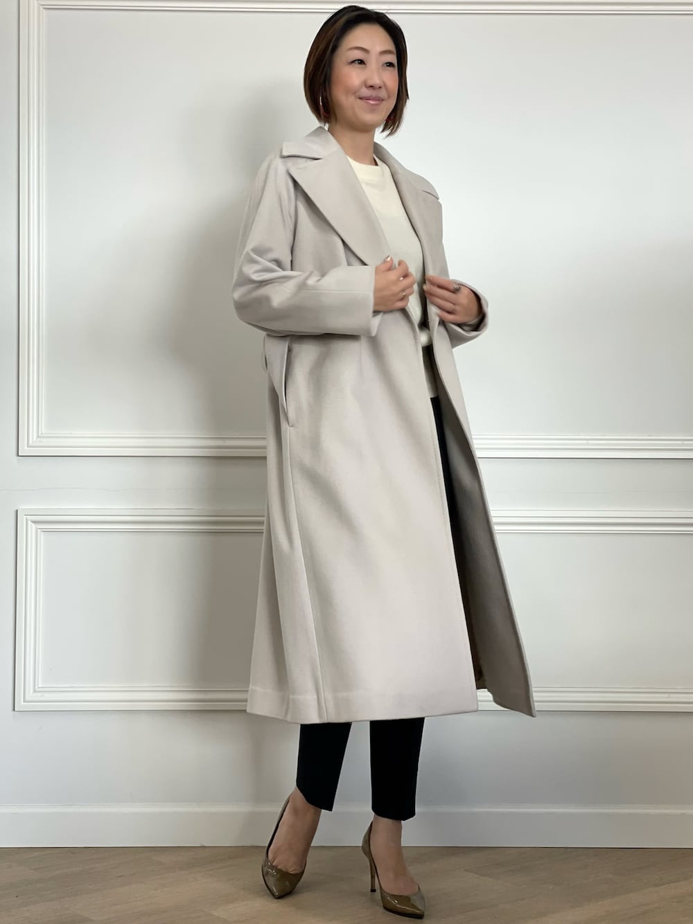 その他のジャケット/アウターを着用したレディースの冬コーディネートの1枚目の写真