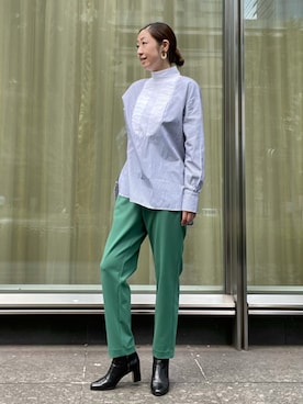 「アイテム（トップス）」を使った、ayakaさん（レディース・170cm）の秋コーディネート