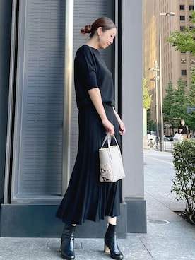 「ニットアップ」｜ayakaさん（レディース・170cm）の秋コーディネート