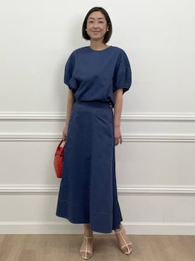 「INED（イネド）のアイテム」を使った、ayakaさん（レディース・170cm）の春コーディネート