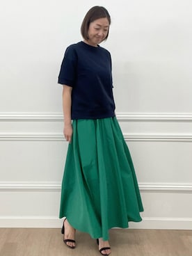 「I.T.'S international（イッツインターナショナル）のアイテム」を使った、ayakaさん（レディース・170cm）の春コーディネート