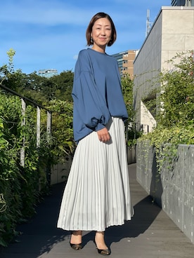 「I.T.'S international（イッツインターナショナル）のアイテム」を使った、ayakaさん（レディース・170cm）の秋コーディネート
