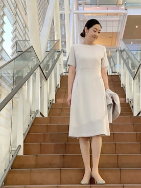 「アイテム（ワンピース/ドレス）」を使った、ayakaさん（レディース・170cm）の春コーディネート