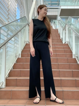 「アイテム（トップス）」を使った、ayakaさん（レディース・170cm）の夏コーディネート