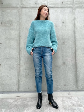 「INED（イネド）のアイテム」を使った、ayakaさん（レディース・170cm）の秋コーディネート