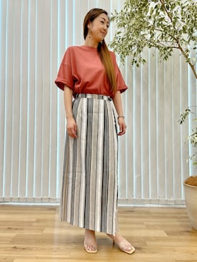 「ビックＴシャツ」｜ayakaさん（レディース・170cm）の夏コーディネート