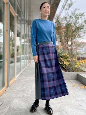 「アイテム（トップス）」を使った、ayakaさん（レディース・170cm）の冬コーディネート