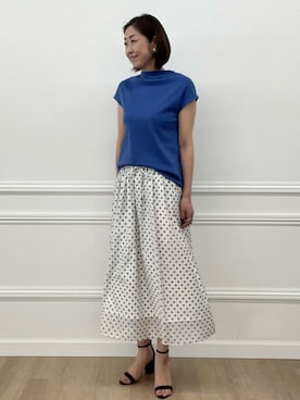 「I.T.'S international（イッツインターナショナル）のアイテム」を使った、ayakaさん（レディース・170cm）の春コーディネート