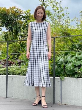 「アイテム（ワンピース）」を使った、ayakaさん（レディース・170cm）の春コーディネート