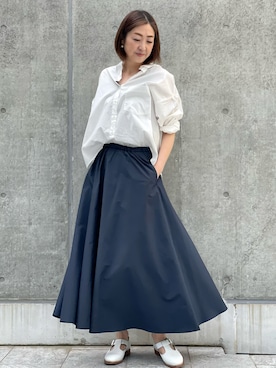 「I.T.'S international（イッツインターナショナル）のアイテム」を使った、ayakaさん（レディース・170cm）の春コーディネート