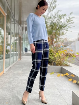 「アイテム（トップス）」を使った、ayakaさん（レディース・170cm）の冬コーディネート