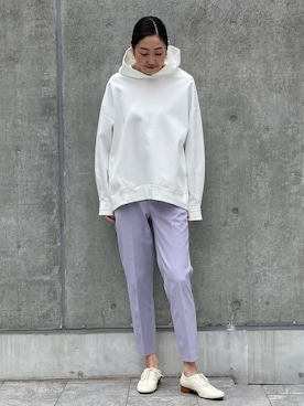 「アイテム（パーカー）」を使った、ayakaさん（レディース・170cm）の冬コーディネート