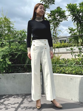 「アイテム（トップス）」を使った、ayakaさん（レディース・170cm）の秋コーディネート