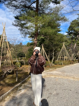 「アイテム（スウェットパンツ）」を使った、まるさん（レディース・158cm）の秋コーディネート