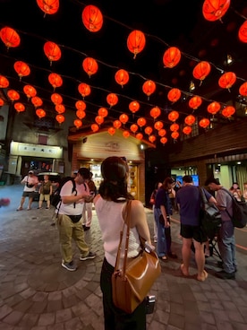 「アイテム（タンクトップ）」を使った、まるさん（レディース・158cm）の秋コーディネート