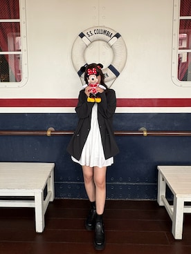 「アイテム（ワンピース/ドレス）」を使った、まるさん（レディース・158cm）の秋コーディネート