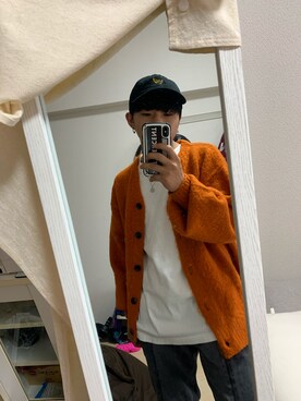 「JOURNAL STANDARD（ジャーナルスタンダード）のアイテム（帽子）」を使った、kaerupepeさん（メンズ・165cm）の秋コーディネート