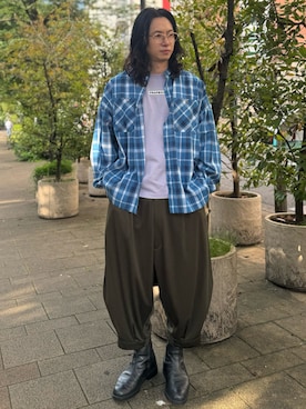 kamadaさん（メンズ・169cm）の夏コーディネート