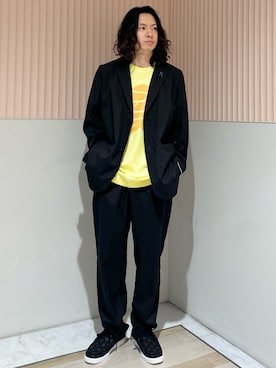 「FRAPBOIS」｜「アイテム（その他シューズ）」を使った、kamadaさん（メンズ・169cm）の春コーディネート