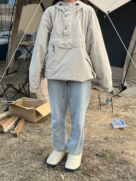 「SUBU（スブ）のアイテム（スリッポン）」を使った、mnkさん（レディース・161cm）の秋コーディネート