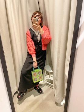 「Cepica（セピカ）のアイテム（その他）」を使った、Fumioさん（レディース・157cm）の春コーディネート